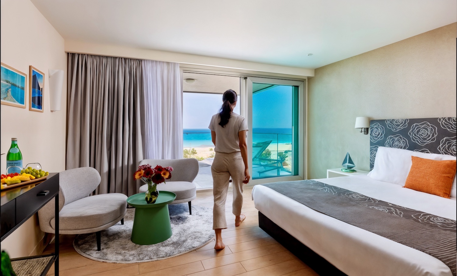 חדר דלקס עם מרפסת